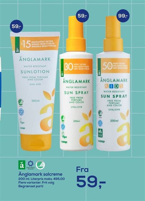 anglamark solcreme ansigt